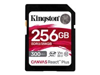 Kingston Technology Canvas React Plus 256 Go SD UHS-II Classe 10 Kingston Technology Canvas React Plus 256 Go SD UHS-II Classe 10