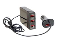 C2G Car Charger with Extension for Passengers