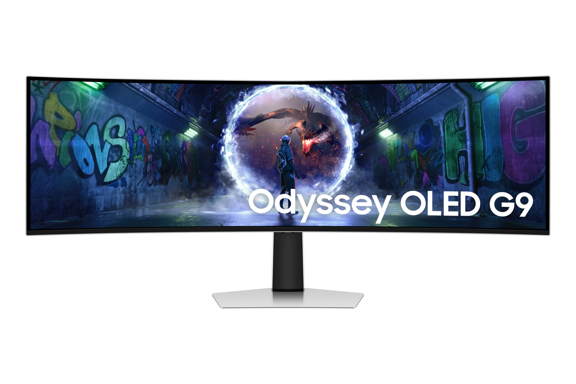 Samsung S49DG934SU écran plat de PC 124,5 cm (49") 5120 x 1440 pixels Dual QHD OLED Argent Samsung S49DG934SU écran plat de PC 124,5 cm (49") 5120 x 1440 pixels Dual QHD OLED Argent
