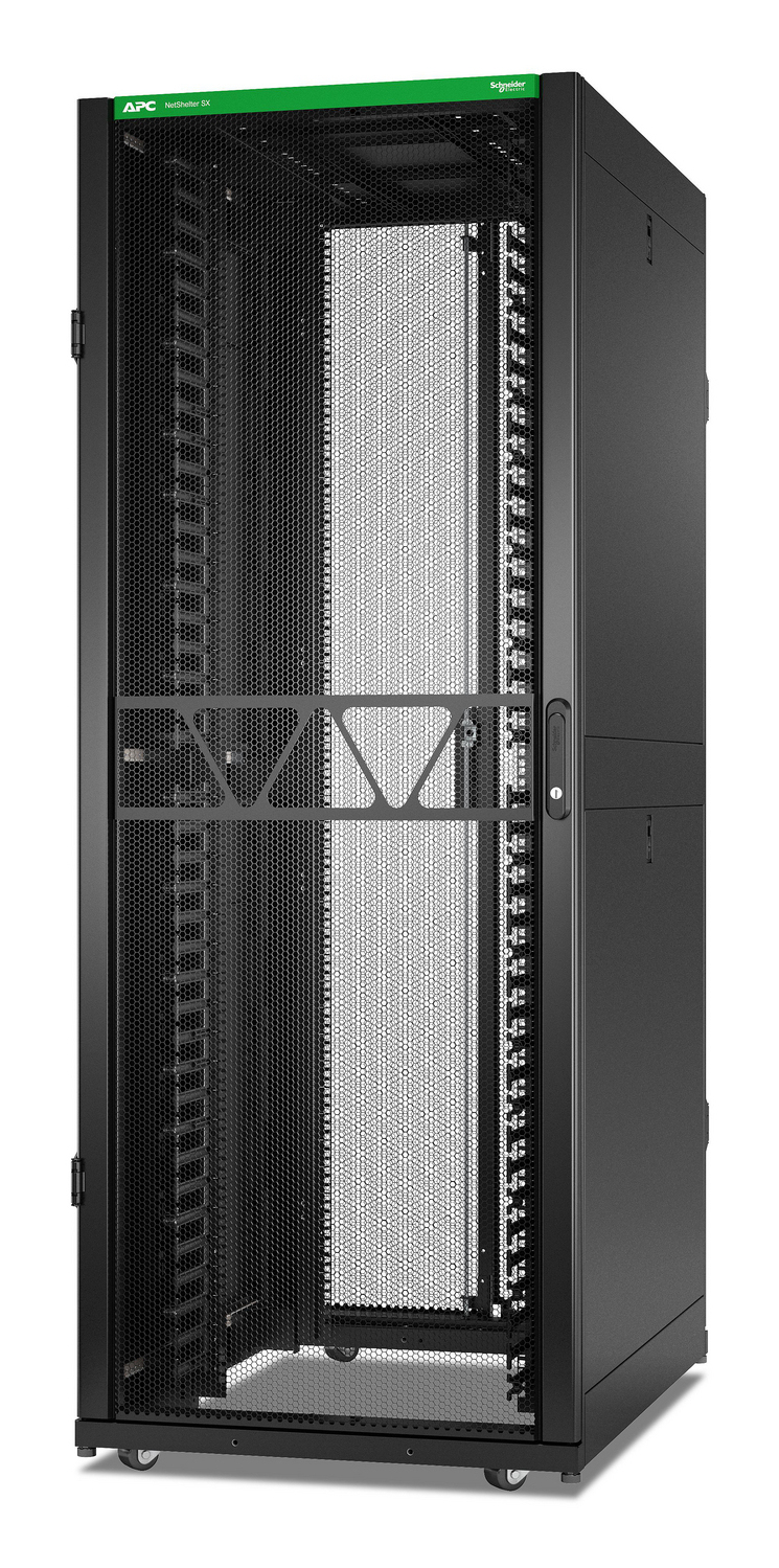 APC Rack NetShelter SX2 networking 42U L750XP1070XH1991mm, noir, avec pann. Laté.
