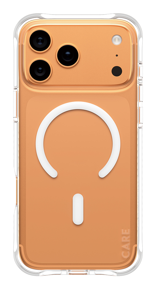 PanzerGlass CARE by ® Fashionable Case Samba Transparent w. White MagSafe iPhone 17 Pro Max coque de protection pour téléphones portables Housse