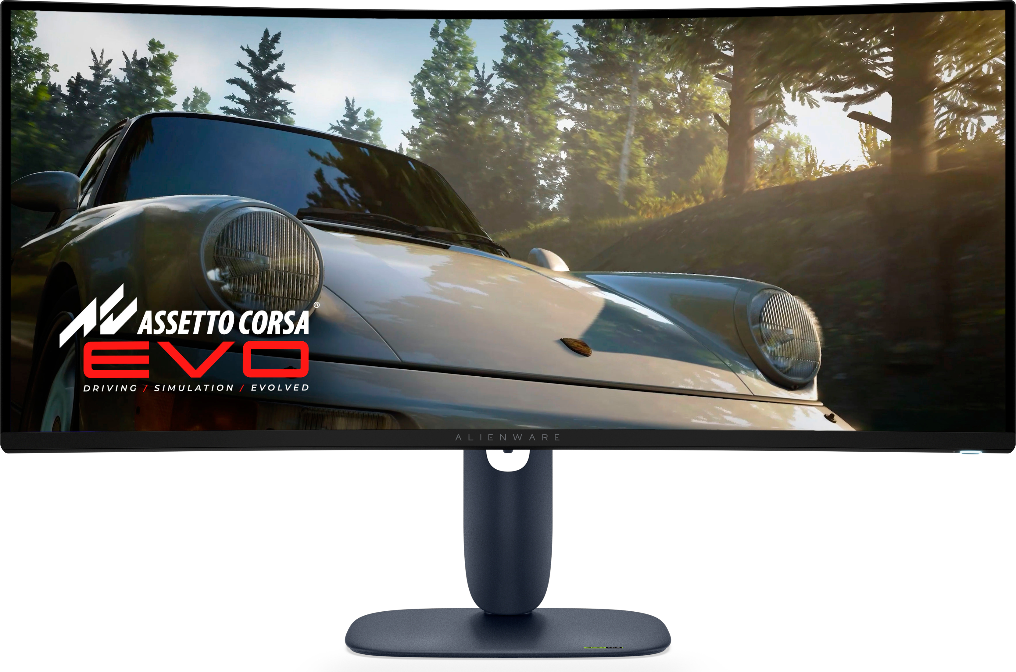 Alienware AW3425DW écran plat de PC 86,4 cm (34") 3440 x 1440 pixels Wide Quad HD QD-OLED Bleu