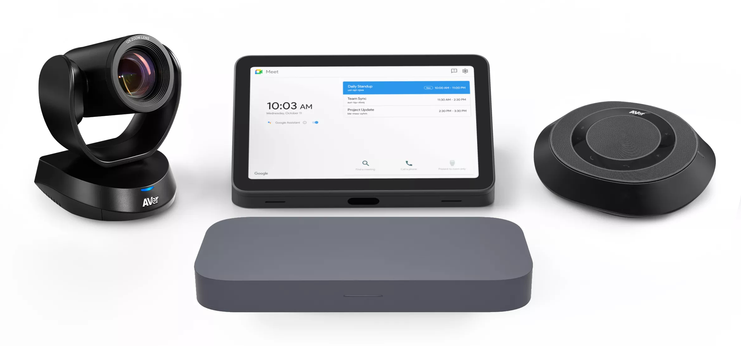 ASUS GQE20A-G5004UN Google Room Kit Large système de vidéo conférence 10 personne(s) Ethernet/LAN Système de vidéoconférence de groupe