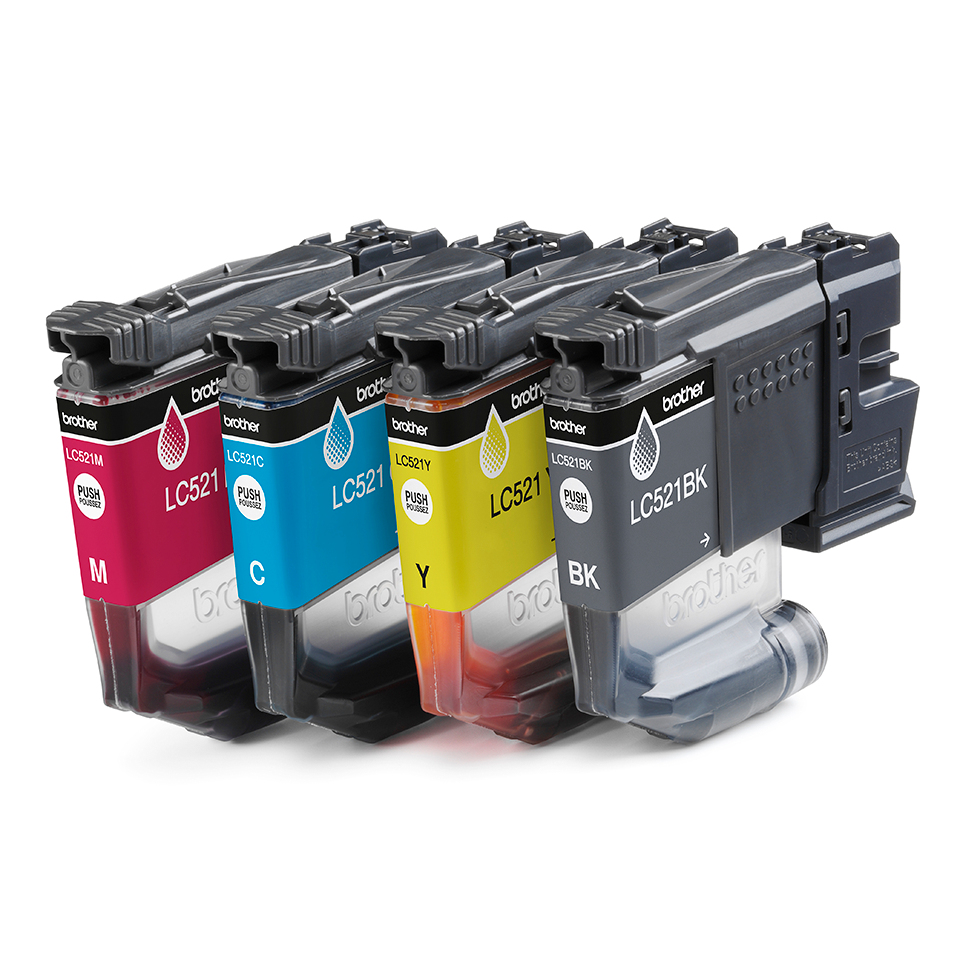 Brother LC521VAL Cartouche d'encre originale de - multipack Brother LC521VAL Cartouche d'encre originale de - multipack