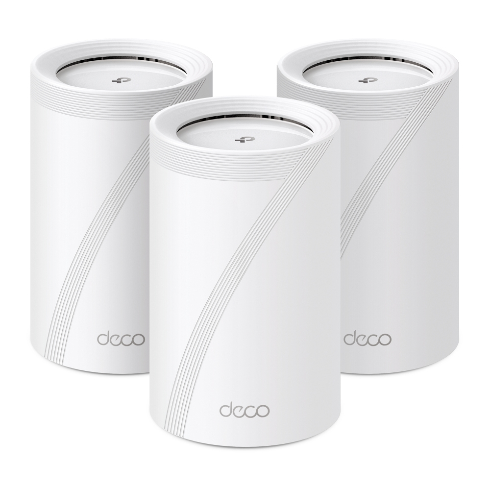 TP-Link Deco BE65 Tri-bande (2,4 GHz / 5 GHz / 6 GHz) Wi-Fi 7 (802.11be) Blanc 4 Interne TP-Link Deco BE65 Tri-bande (2,4 GHz / 5 GHz / 6 GHz) Wi-Fi 7 (802.11be) Blanc 4 Interne