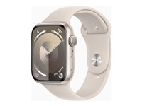 Apple Watch Series 9 45 mm Numérique 396 x 484 pixels Écran tactile Beige Wifi GPS (satellite) Apple Watch Series 9 45 mm Numérique 396 x 484 pixels Écran tactile Beige Wifi GPS (satellite)