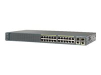 Cisco Catalyst C2960+24LC-L, Refurbished Géré L2 Fast Ethernet (10/100) Connexion Ethernet, supportant l'alimentation via ce port (PoE) Noir