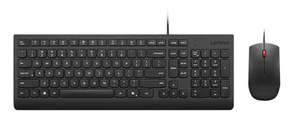 Lenovo 4X31R64403 clavier Souris incluse maison/bureau USB Belge, Français Noir
