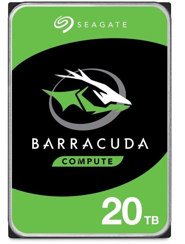 Seagate Barracuda 20TB disque dur 20 To 7200 tr/min 512 Mo 3.5" SATA