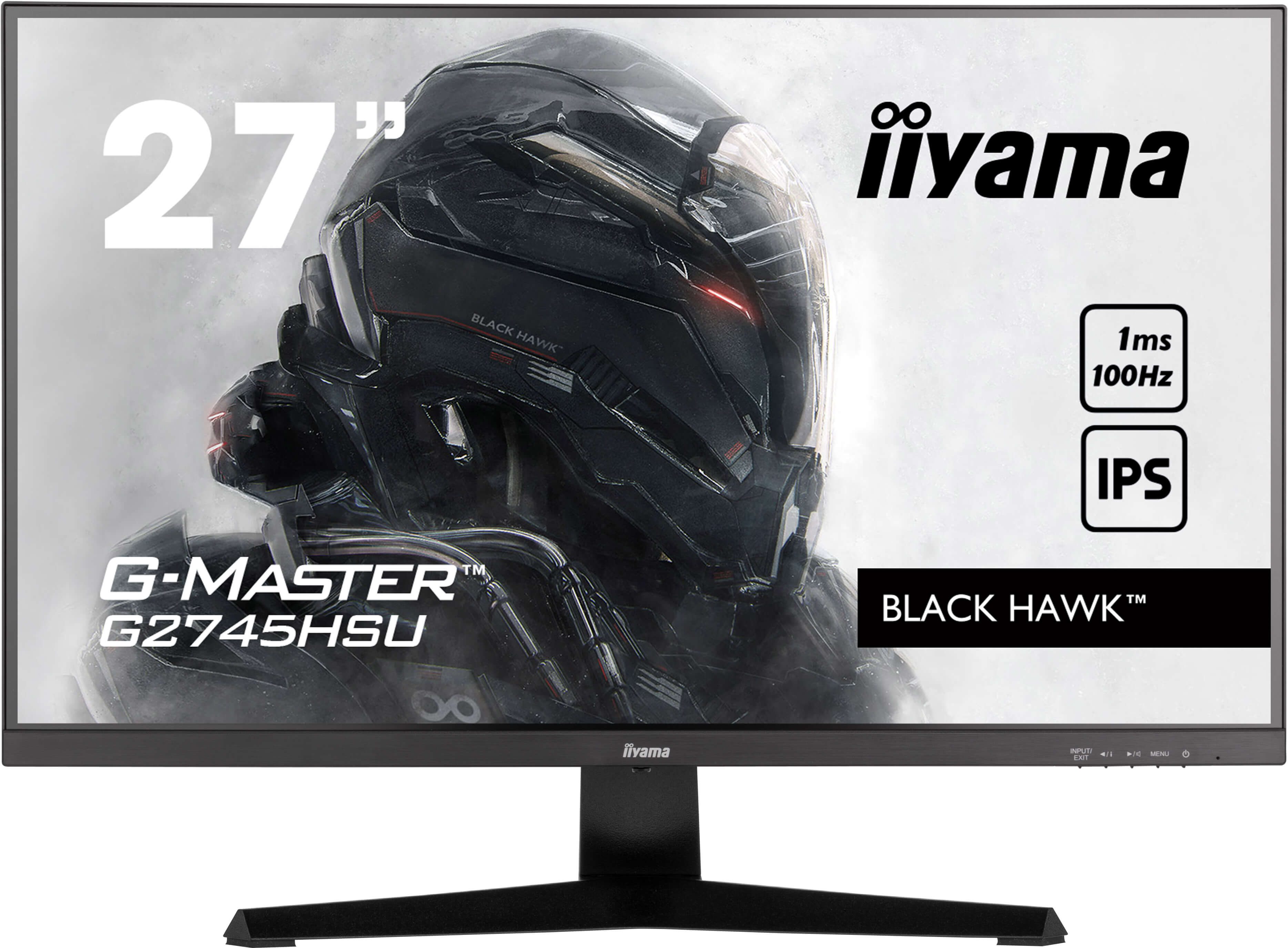 iiyama G-MASTER G2745HSU-B2 LED display 68,6 cm (27") 1920 x 1080 pixels Full HD Noir iiyama G-MASTER G2745HSU-B2 LED display 68,6 cm (27") 1920 x 1080 pixels Full HD Noir