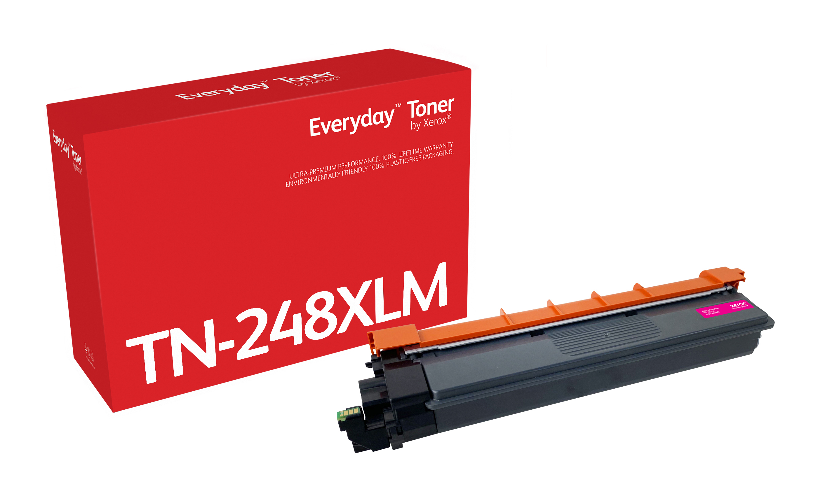 Xerox Toner Magenta Everyday™ de compatible avec Brother TN248XLM, Grande capacité Xerox Toner Magenta Everyday™ de compatible avec Brother TN248XLM, Grande capacité