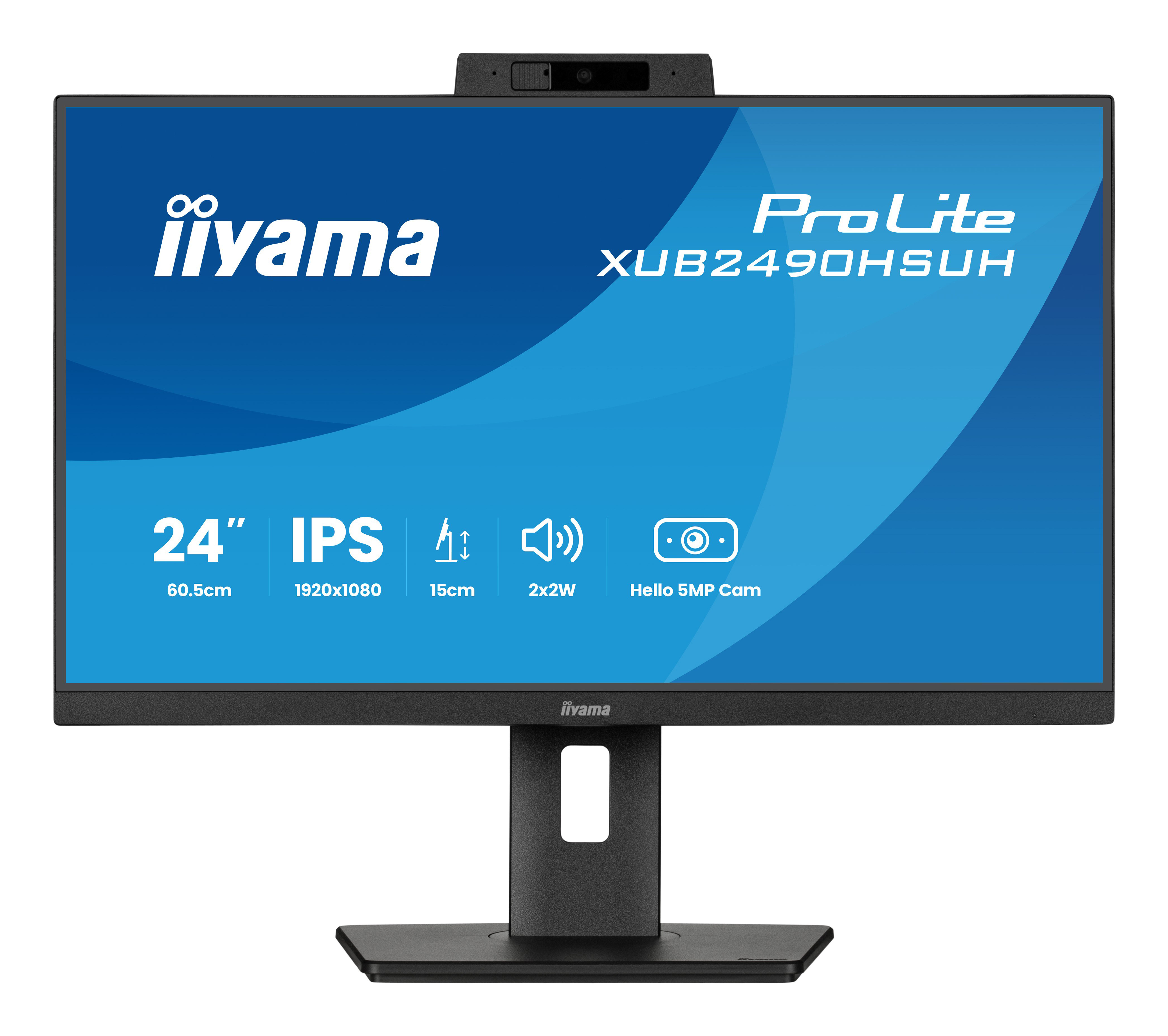 iiyama XUB2490HSUH-B2 écran plat de PC 60,5 cm (23.8") 1920 x 1080 pixels Full HD LED Noir iiyama XUB2490HSUH-B2 écran plat de PC 60,5 cm (23.8") 1920 x 1080 pixels Full HD LED Noir