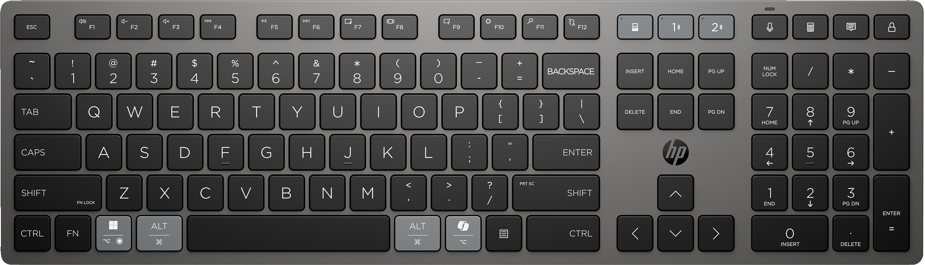 HP Clavier sans fil rechargeable multi-appareil 725 HP Clavier sans fil rechargeable multi-appareil 725