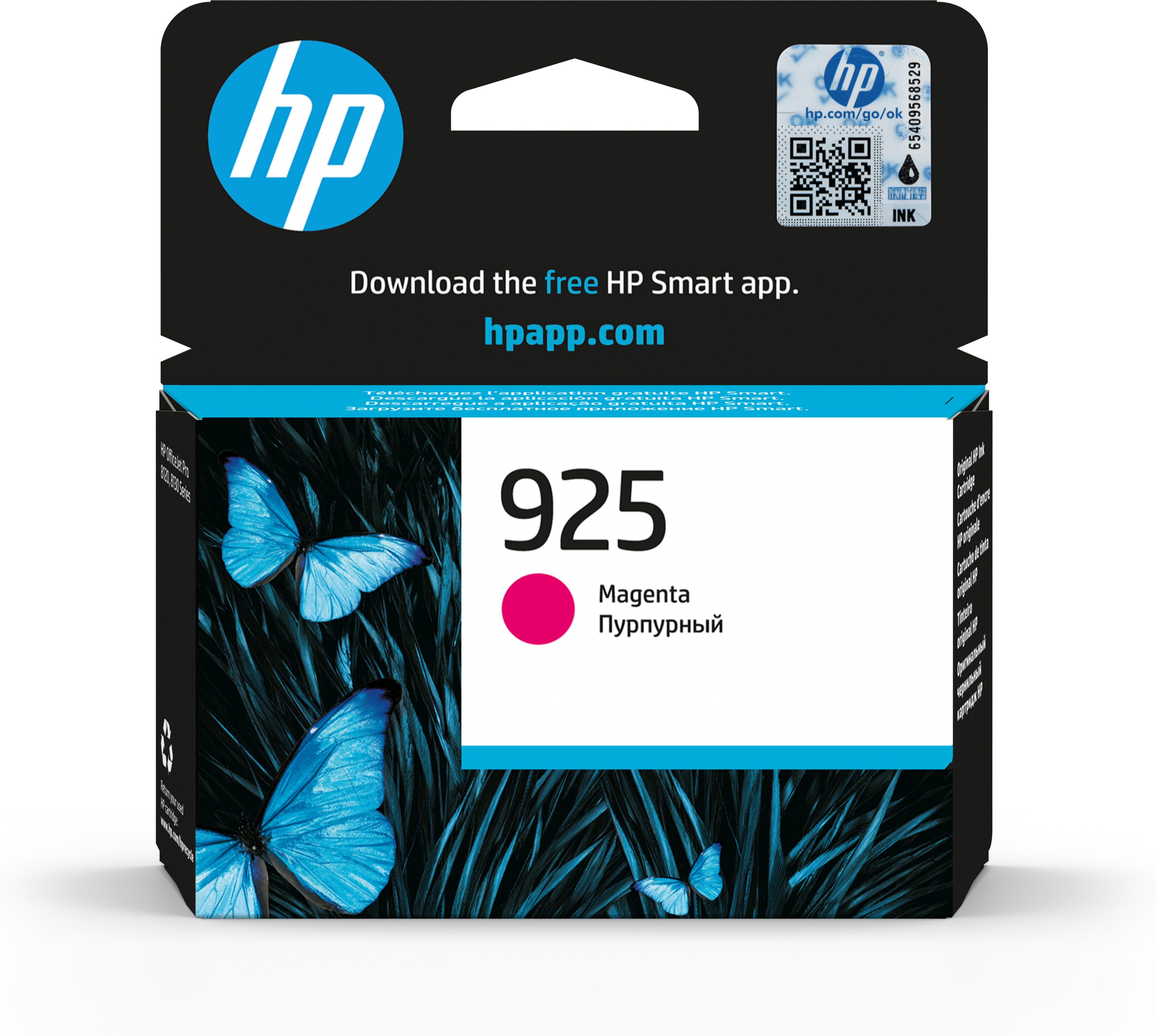 HP 925 Magenta Original Ink Cartridge HP 925 Magenta Original Ink Cartridge