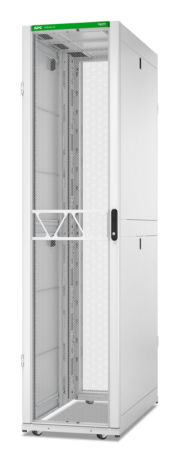 APC Rack NetShelter SX2 52U L600XP1200XH2436mm, blanc, avec panneaux latéraux