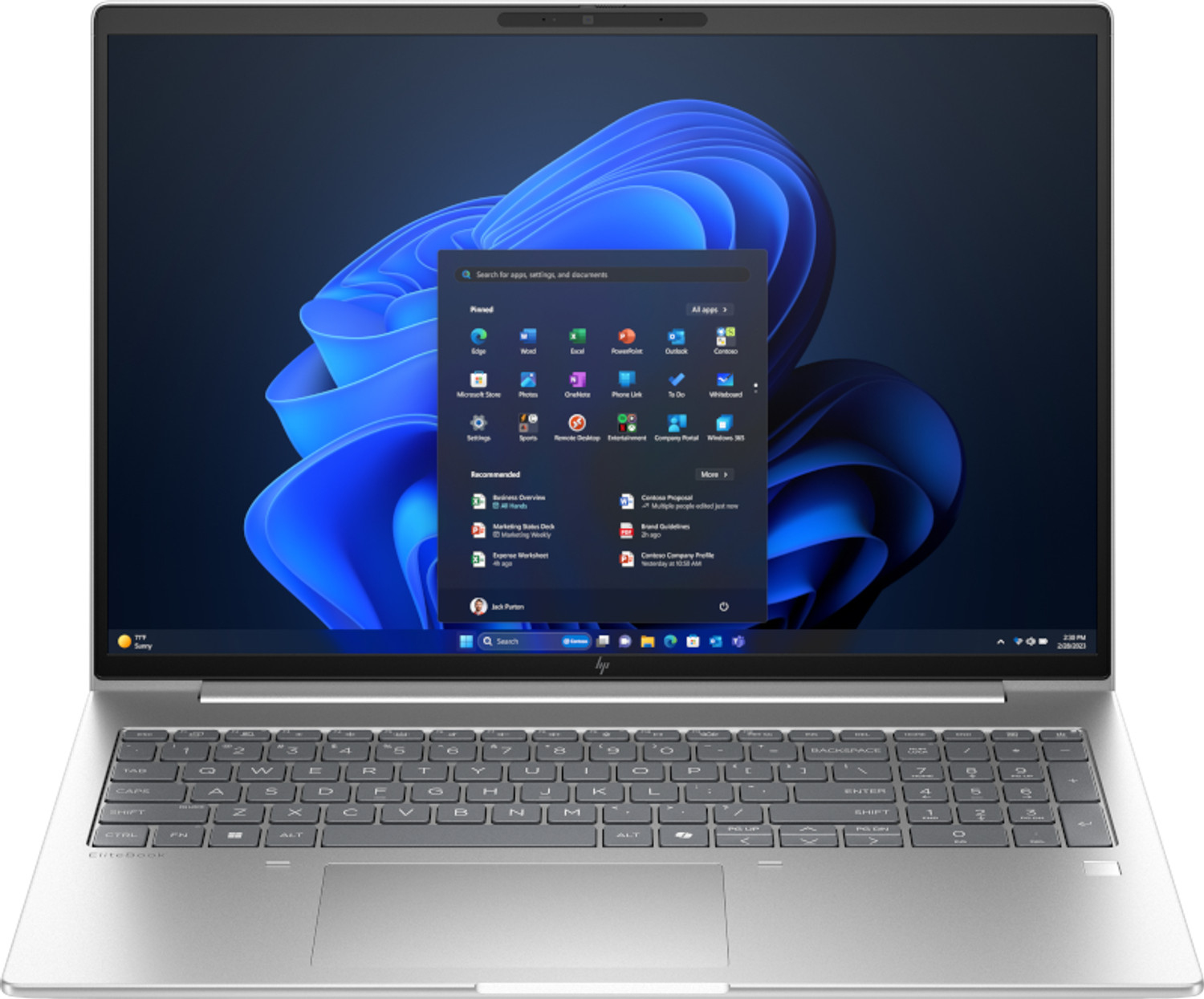 HP EliteBook 6 G1i 16 AI PC UMA Ultra7 255U 16.0 WUXGA UWVA 300 5MP IR 60Hz bnt Ordinateur portable 512 Go SSD Wi-Fi 6E (802.11ax) Windows 11 Pro