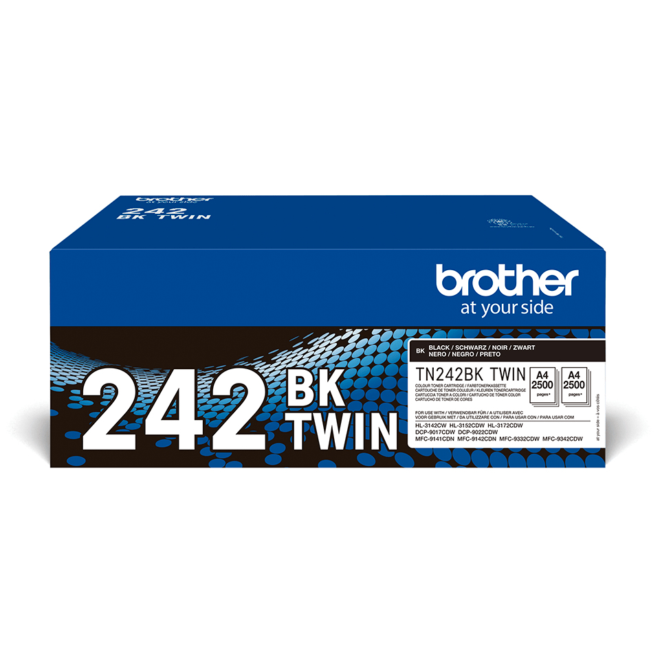 Brother TN-242BKTWIN Cartouche de toner 2 pièce(s) Original Noir Brother TN-242BKTWIN Cartouche de toner 2 pièce(s) Original Noir