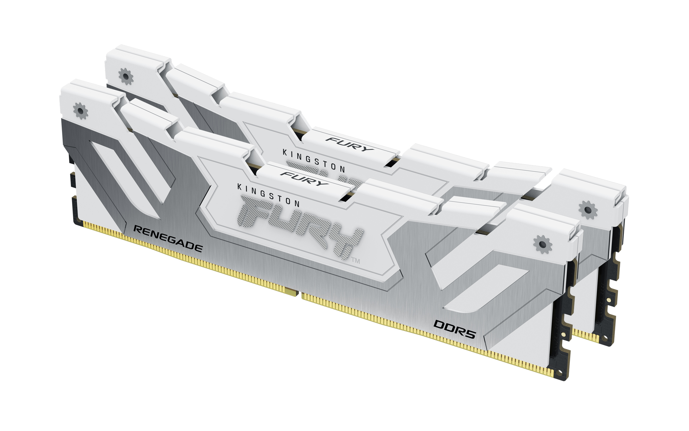 Kingston Technology FURY 48 Go 8400MT/s DDR5 CL40 CUDIMM (kit de 2) Renegade White XMP Kingston Technology FURY 48 Go 8400MT/s DDR5 CL40 CUDIMM (kit de 2) Renegade White XMP
