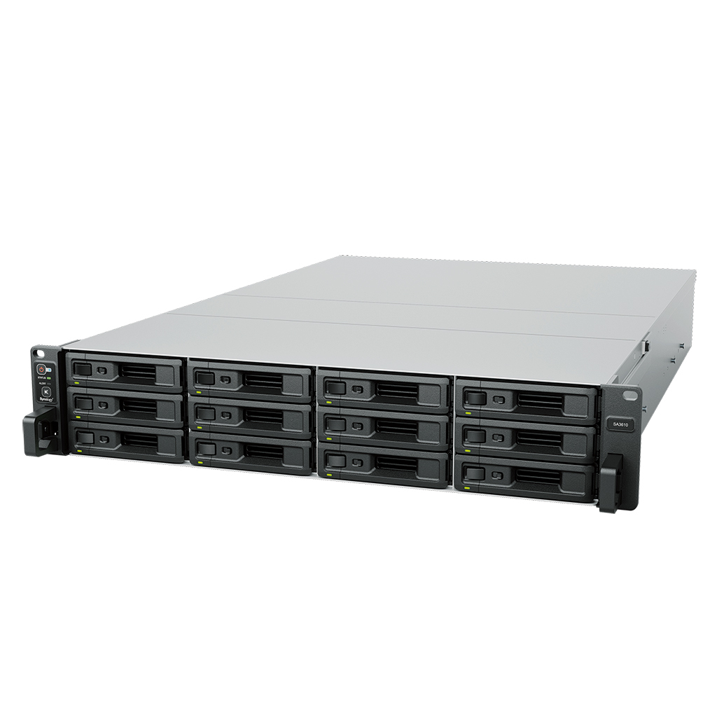 Synology SA SA3610 serveur de stockage NAS Rack (2 U) Ethernet/LAN Noir, Gris D-1567 Synology SA SA3610 serveur de stockage NAS Rack (2 U) Ethernet/LAN Noir, Gris D-1567