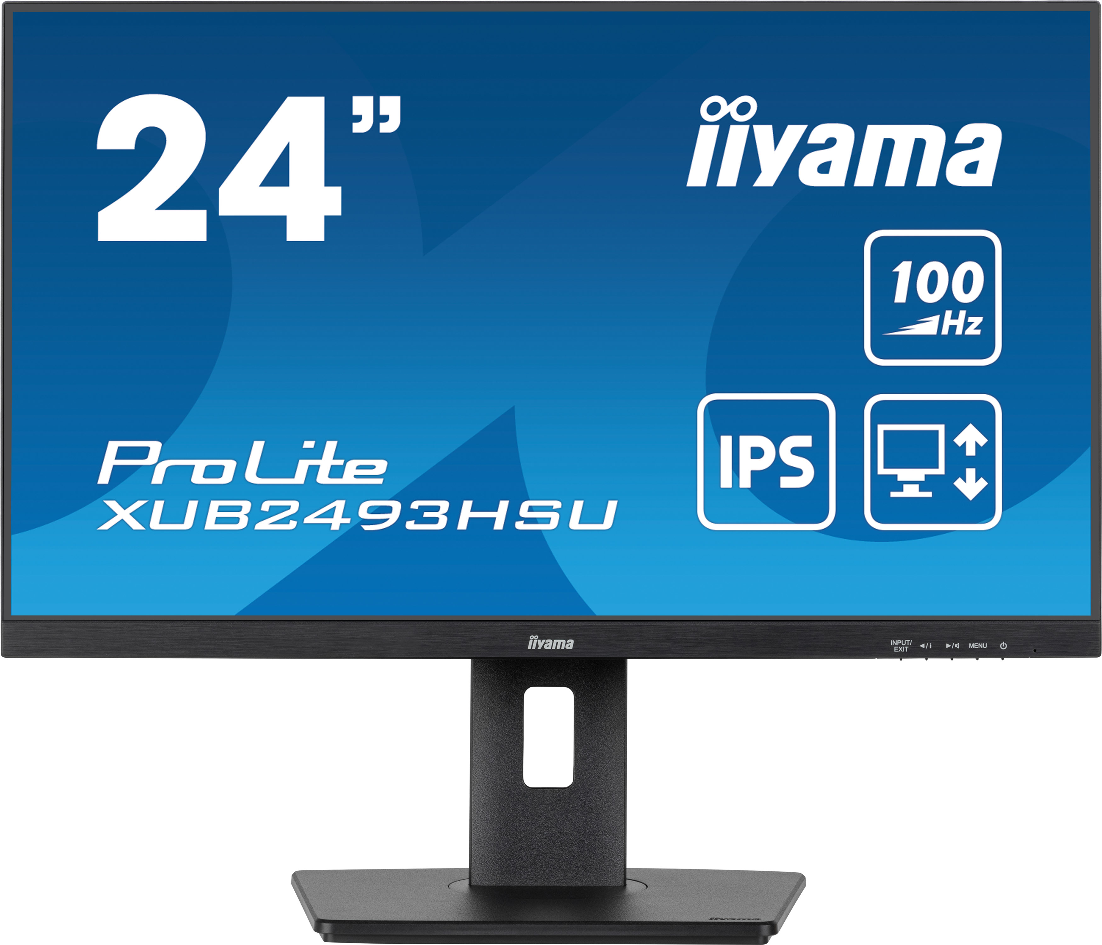 iiyama XUB2493HSU-B7 écran plat de PC 60,5 cm (23.8") 1920 x 1080 pixels Full HD LED Noir iiyama XUB2493HSU-B7 écran plat de PC 60,5 cm (23.8") 1920 x 1080 pixels Full HD LED Noir