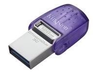 Kingston Technology DataTraveler microDuo 3C lecteur USB flash 128 Go USB Type-A / USB Type-C 3.2 Gen 1 (3.1 Gen 1) Acier inoxydable, Violet Kingston Technology DataTraveler microDuo 3C lecteur USB flash 128 Go USB Type-A / USB Type-C 3.2 Gen 1 (3.1 Gen 1) Acier inoxydable, Violet