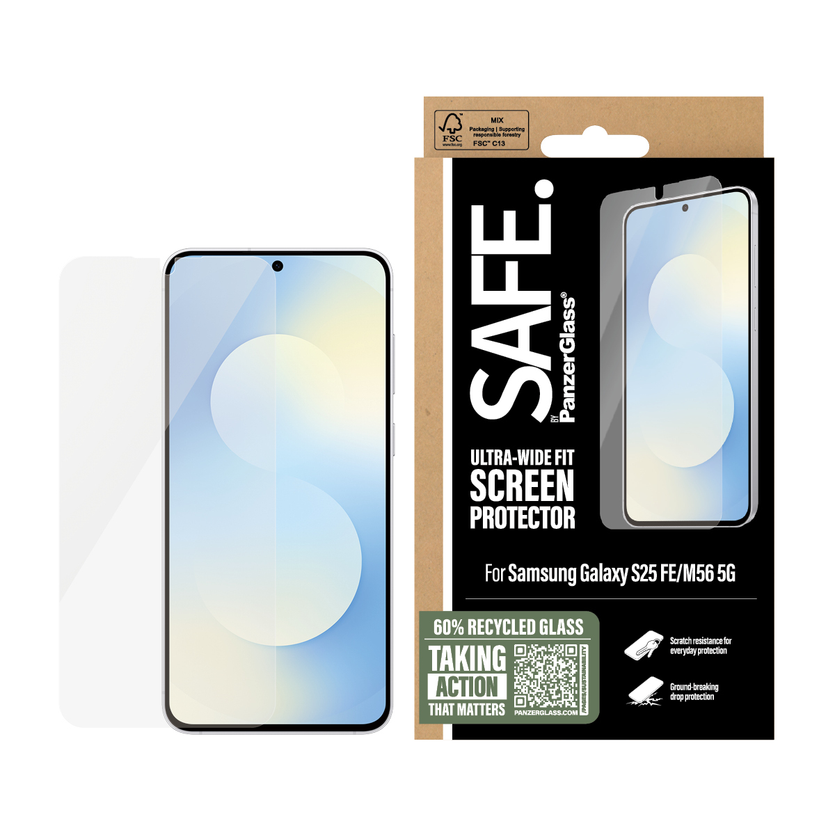  Ultra-Wide Fit Protection d'écran transparent 1 pièce(s)
