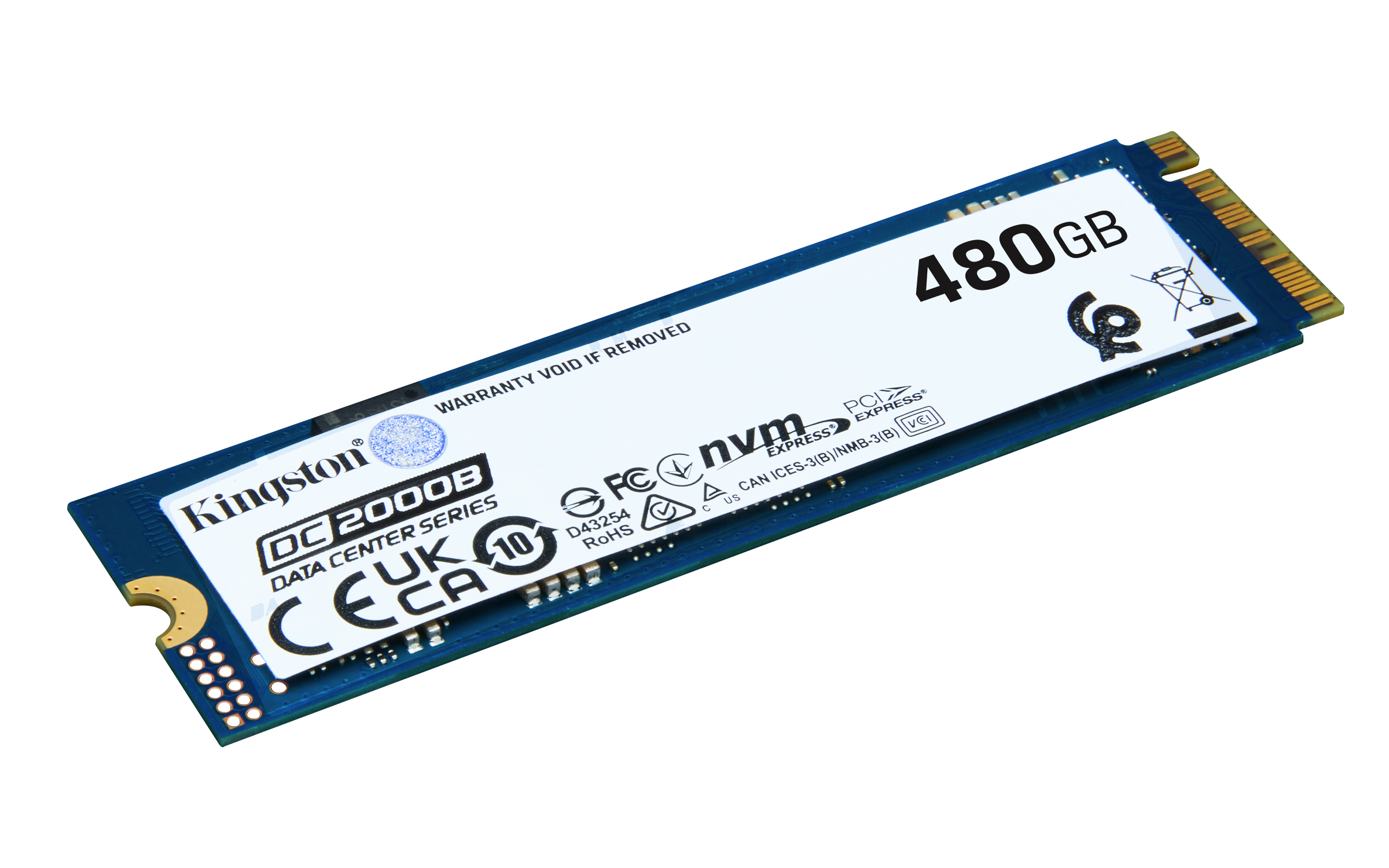 Kingston Technology 480G DC2000B PCIe 4.0 M.2 2280 Enterprise SSD Kingston Technology 480G DC2000B PCIe 4.0 M.2 2280 Enterprise SSD
