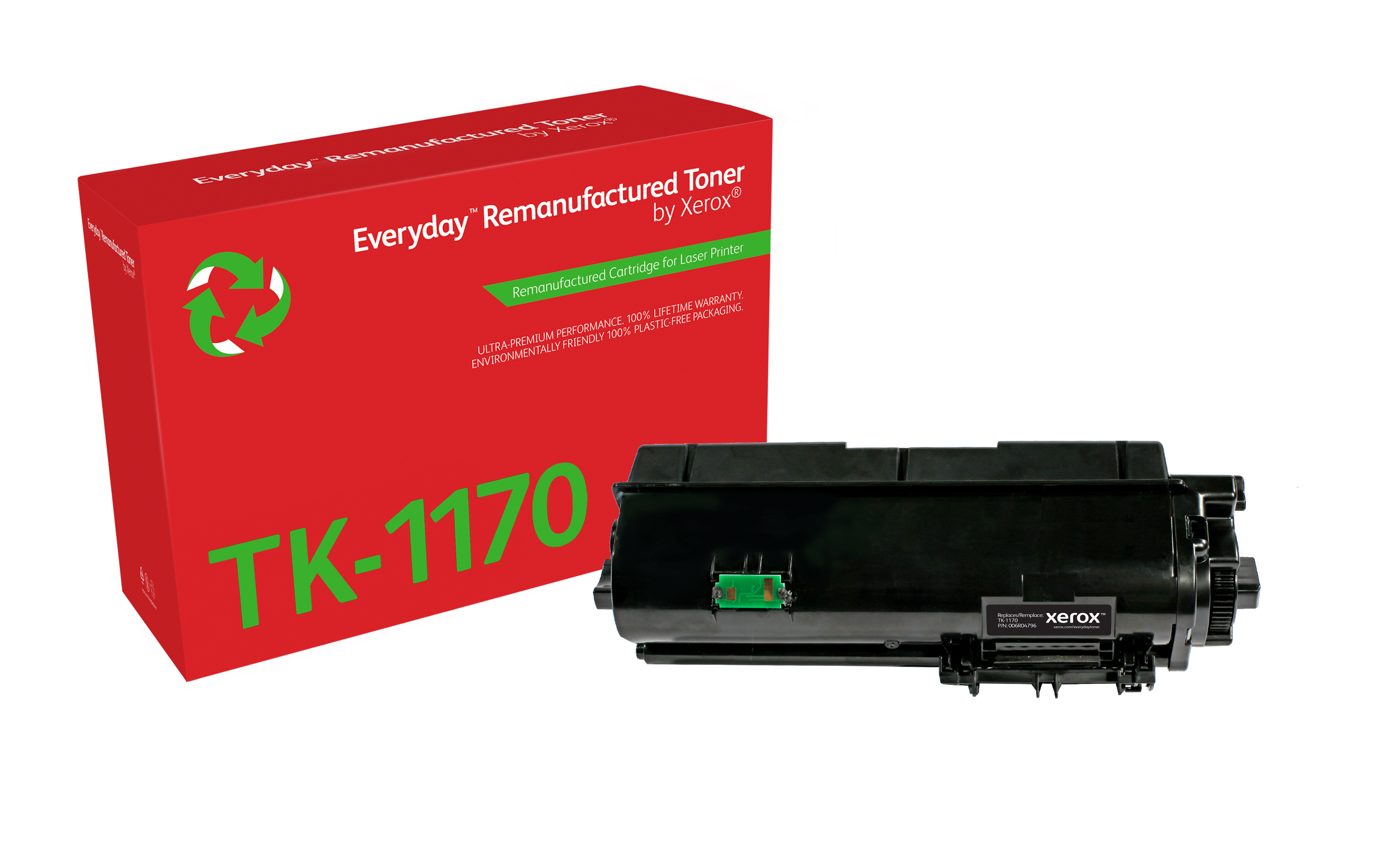 Remanufacturé Everyday Toner remanufacturé Noir Everyday™ de Xerox compatible avec Kyocera TK-1170, Capacité standard Remanufacturé Everyday Toner remanufacturé Noir Everyday™ de Xerox compatible avec Kyocera TK-1170, Capacité standard
