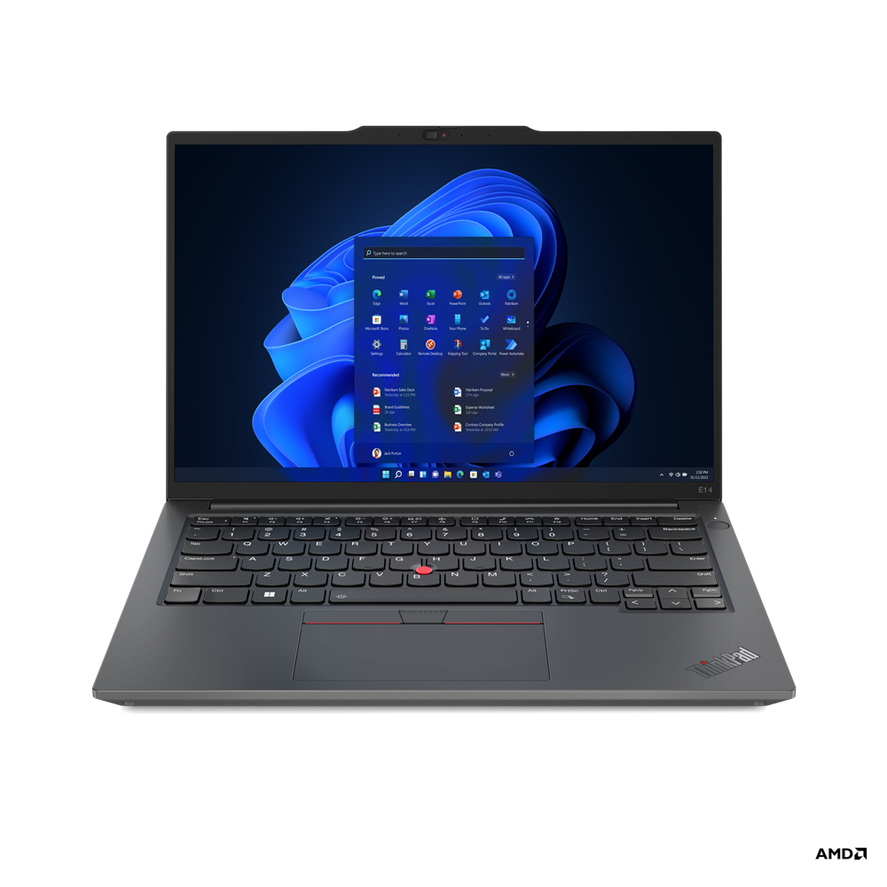 Lenovo ThinkPad E14 Ordinateur portable 35,6 cm (14") WUXGA AMD Ryzen™ 5 PRO 7530U 8 Go DDR4-SDRAM 256 Go SSD Wi-Fi 6 (802.11ax) Windows 11 Pro Noir Lenovo ThinkPad E14 Ordinateur portable 35,6 cm (14") WUXGA AMD Ryzen™ 5 PRO 7530U 8 Go DDR4-SDRAM 256 Go SSD Wi-Fi 6 (802.11ax) Windows 11 Pro Noir