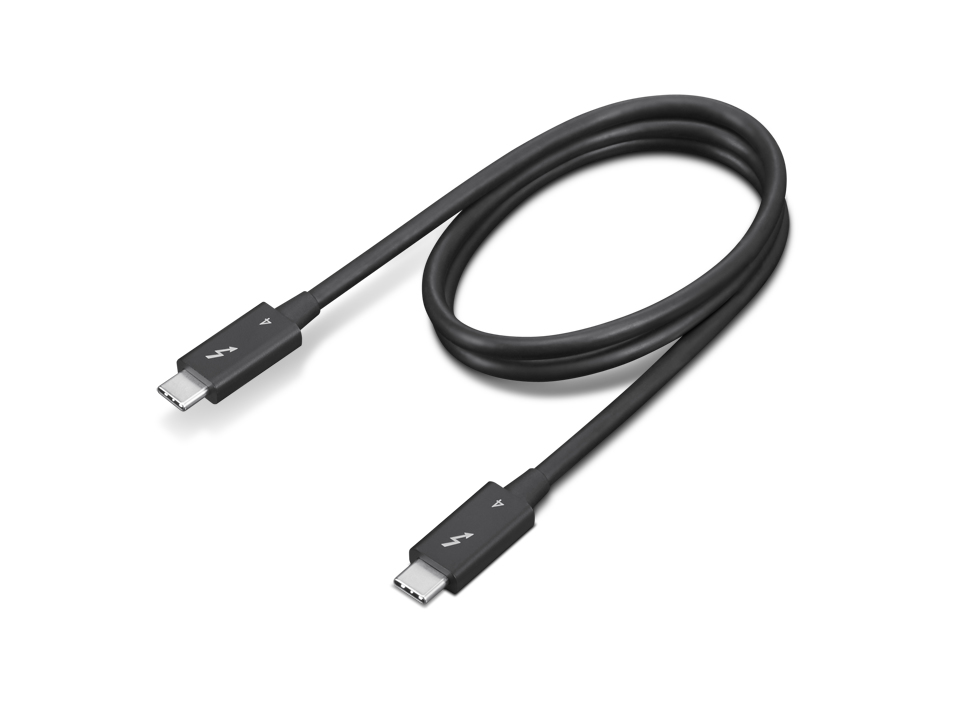Lenovo 4X91K16968 Câble Thunderbolt 0,7 m 40 Gbit/s Noir Lenovo 4X91K16968 Câble Thunderbolt 0,7 m 40 Gbit/s Noir