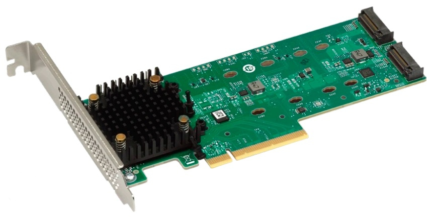 Broadcom 9540-2M2 contrôleur RAID PCI Express x8 4.0 Broadcom 9540-2M2 contrôleur RAID PCI Express x8 4.0