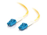 C2G LC-LC 9/125 OS1 Duplex Singlemode PVC Fiber Optic Cable (LSZH)