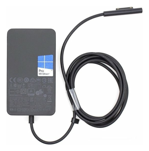 Microsoft Surface 65W Power Supply Ordinateur portable, Tablette Noir Secteur Intérieure Microsoft Surface 65W Power Supply Ordinateur portable, Tablette Noir Secteur Intérieure