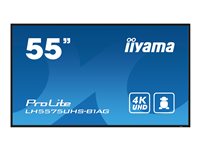 iiyama ProLite Écran plat de signalisation numérique 138,7 cm (54.6") LCD Wifi 500 cd/m² 4K Ultra HD Noir Intégré dans le processeur Android 11 24/7 iiyama ProLite Écran plat de signalisation numérique 138,7 cm (54.6") LCD Wifi 500 cd/m² 4K Ultra HD Noir Intégré dans le processeur Android 11 24/7