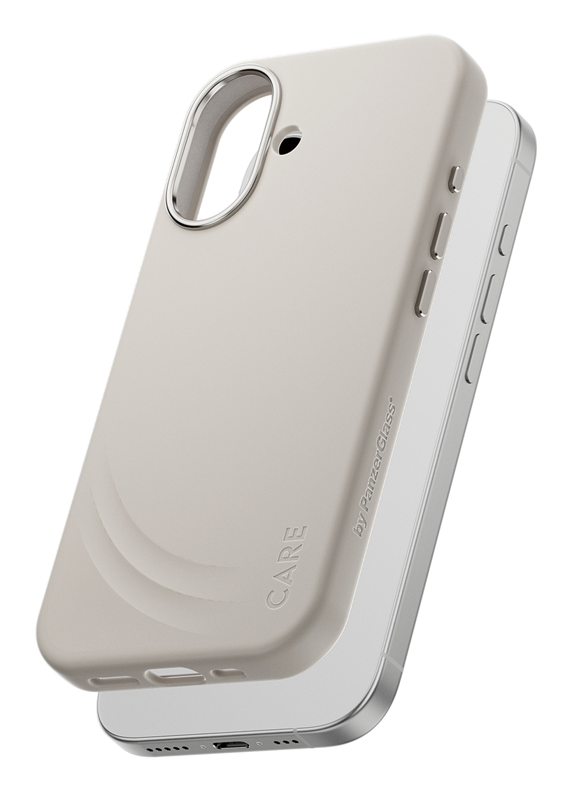 PanzerGlass CARE by ® FLOW Case Vanilla w. MagSafe iPhone 17 coque de protection pour téléphones portables 16 cm (6.3") Housse Beige