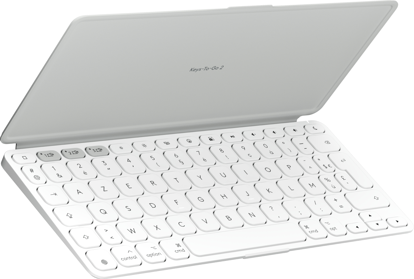 Logitech Keys-To-Go 2 clavier Universel Bluetooth AZERTY Français Blanc Logitech Keys-To-Go 2 clavier Universel Bluetooth AZERTY Français Blanc