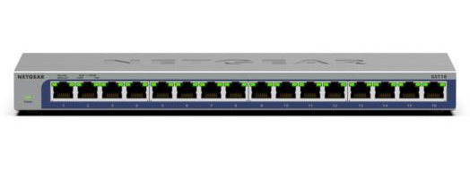 NETGEAR GS116 Non-géré L2 Gigabit Ethernet (10/100/1000) Noir