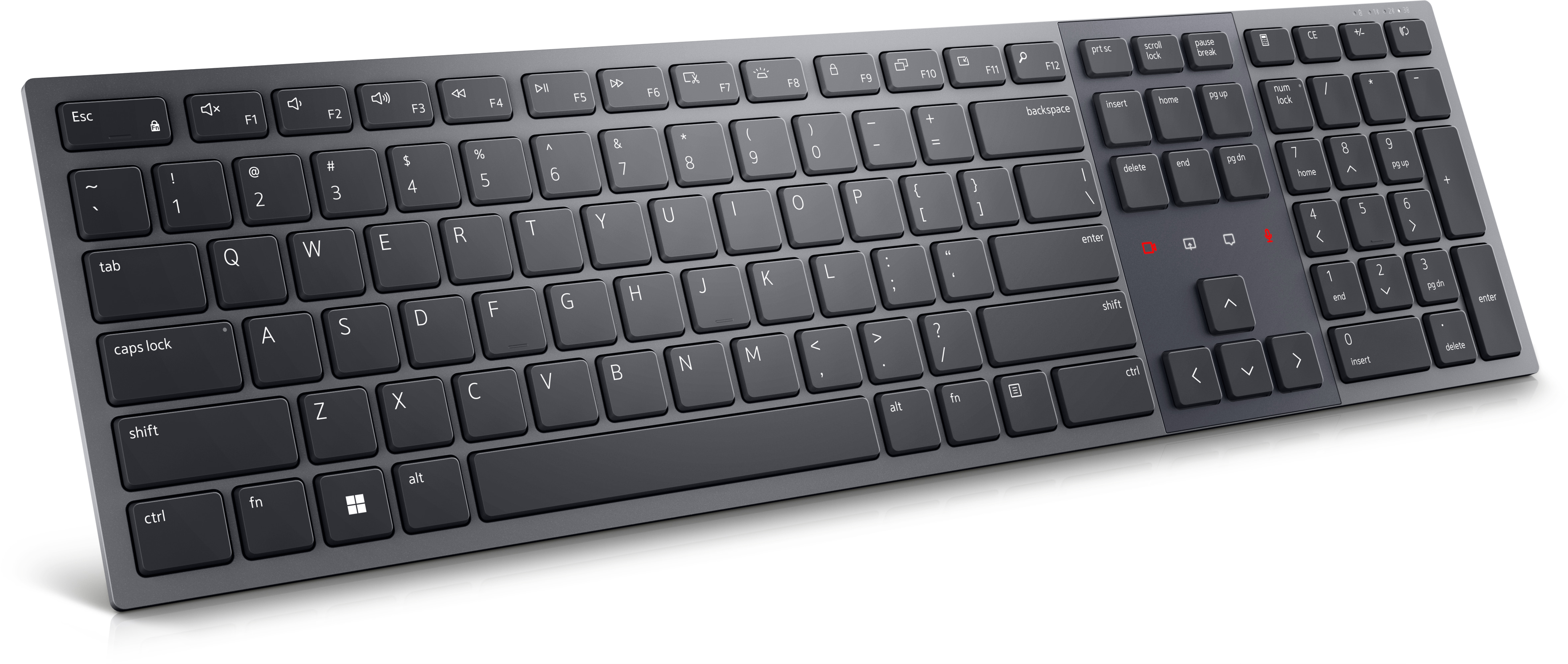 DELL KB900 clavier RF sans fil + Bluetooth QWERTY Anglais britannique Graphite DELL KB900 clavier RF sans fil + Bluetooth QWERTY Anglais britannique Graphite