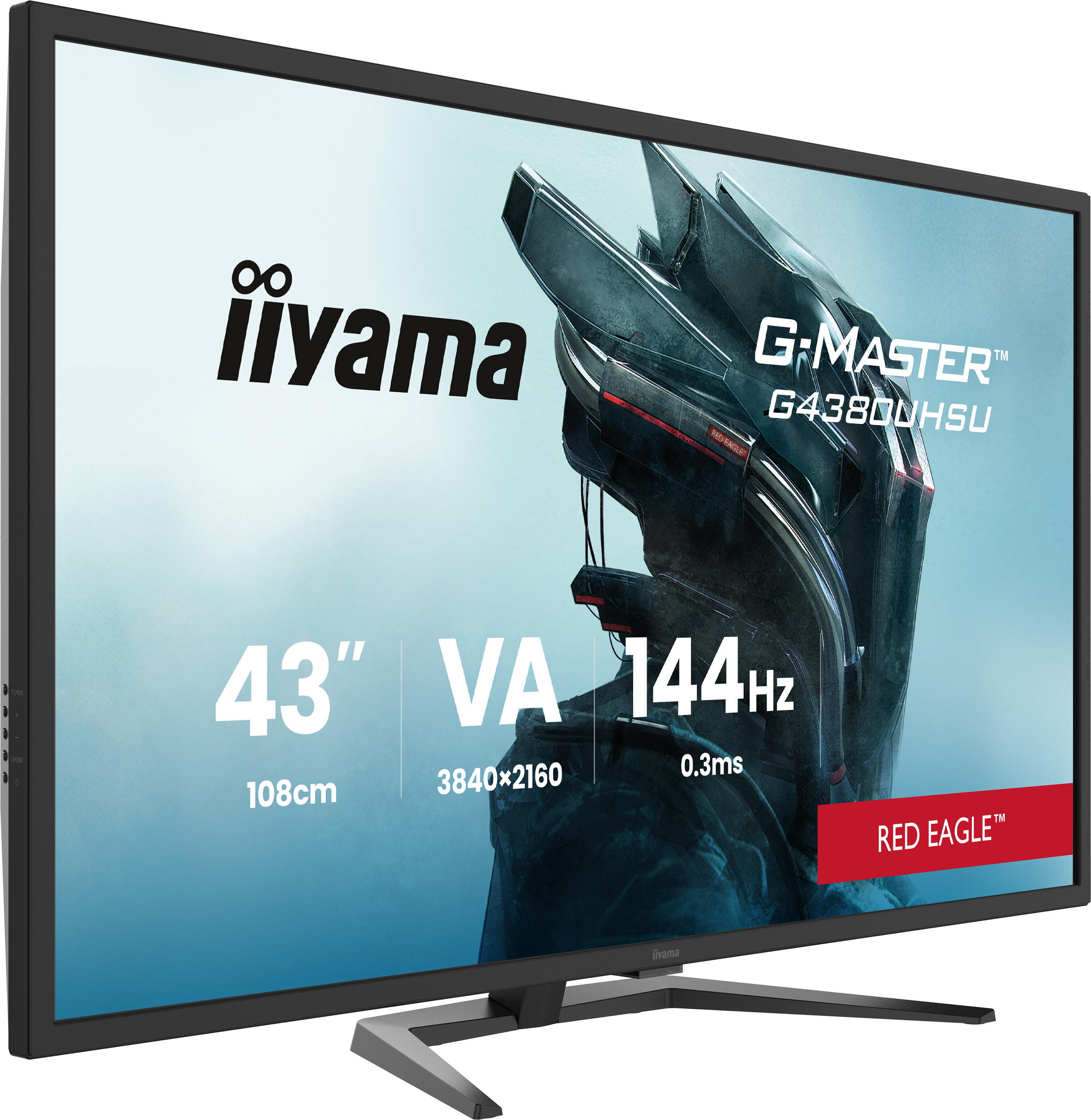 iiyama G-MASTER G4380UHSU-B2 écran plat de PC 108 cm (42.5") 3840 x 2160 pixels 4K Ultra HD LED Noir