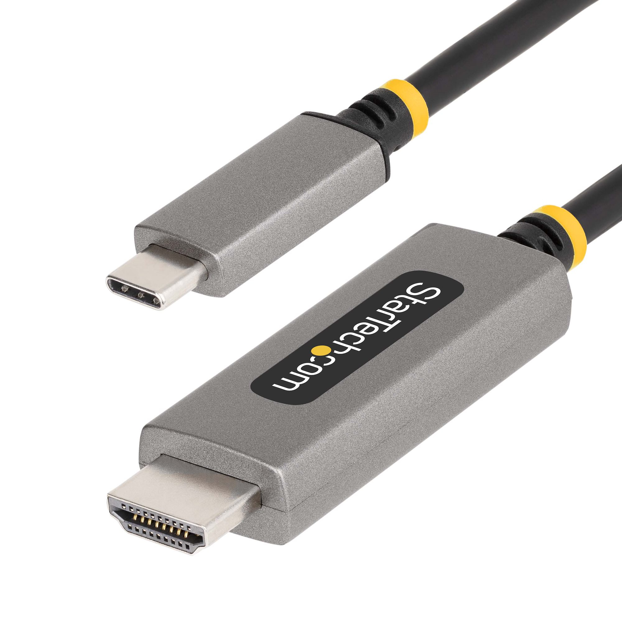 135B-USBC-HDMI212M - StarTech.com Câble Adaptateur USB-C vers HDMI de 2m,  8K 60Hz/4K 144Hz, HDR10 - Cordon USB Type-C vers HDMI 2.1 - Compatible USB-C  DP Alt Mode/USB4/Thunderbolt 3/4 - Câble de Conversion