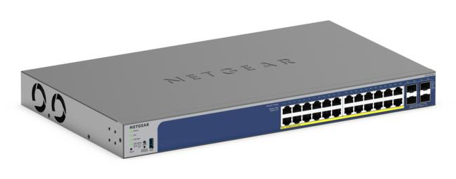 NETGEAR GS728TXP L2/L3 10G Ethernet (100/1000/10000) Connexion Ethernet, supportant l'alimentation via ce port (PoE) Noir NETGEAR GS728TXP L2/L3 10G Ethernet (100/1000/10000) Connexion Ethernet, supportant l'alimentation via ce port (PoE) Noir