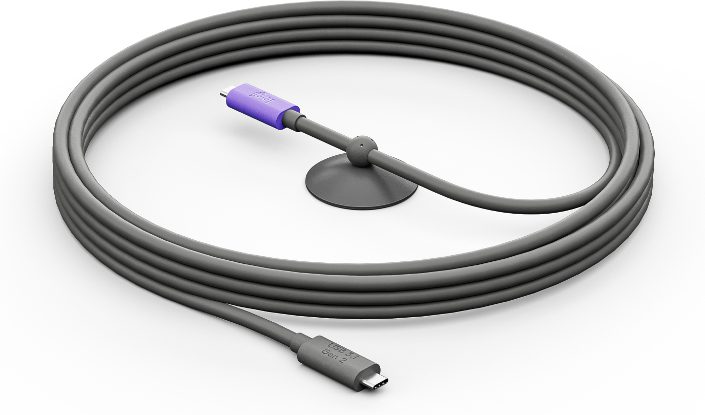 Logitech 952-000195 câble USB 5 m USB 3.2 Gen 2 (3.1 Gen 2) USB C Graphite, Violet Logitech 952-000195 câble USB 5 m USB 3.2 Gen 2 (3.1 Gen 2) USB C Graphite, Violet