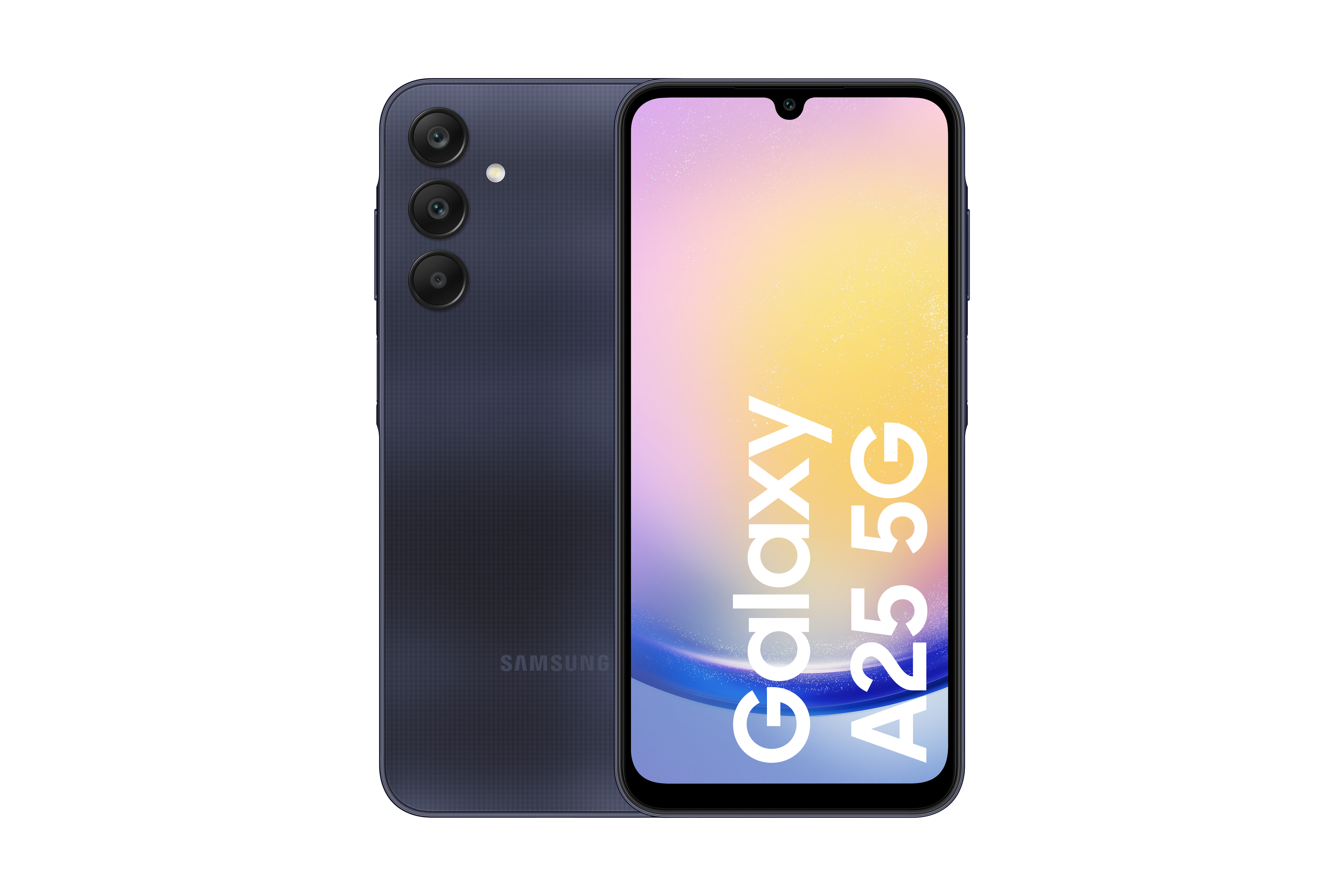 Samsung Galaxy A25 5G SM-A256B 16,5 cm (6.5") Double SIM Android 14 USB Type-C 256 Go 5000 mAh Noir, Bleu Samsung Galaxy A25 5G SM-A256B 16,5 cm (6.5") Double SIM Android 14 USB Type-C 256 Go 5000 mAh Noir, Bleu
