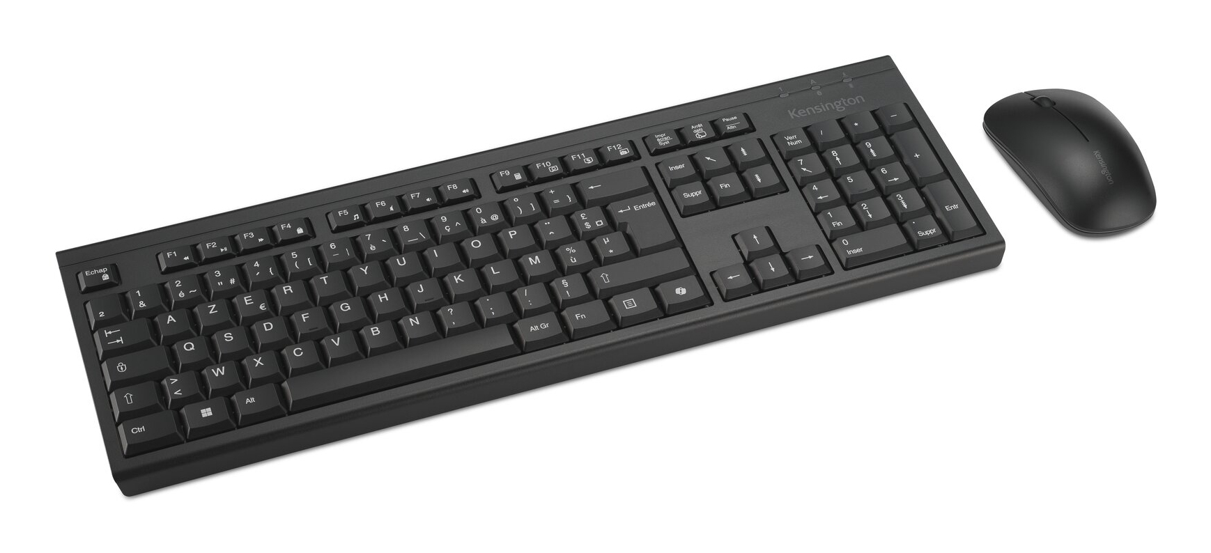 Kensington KM270 EQ KM270 EQ Kit clavier + souris sans fil rechargeable Kensington KM270 EQ KM270 EQ Kit clavier + souris sans fil rechargeable