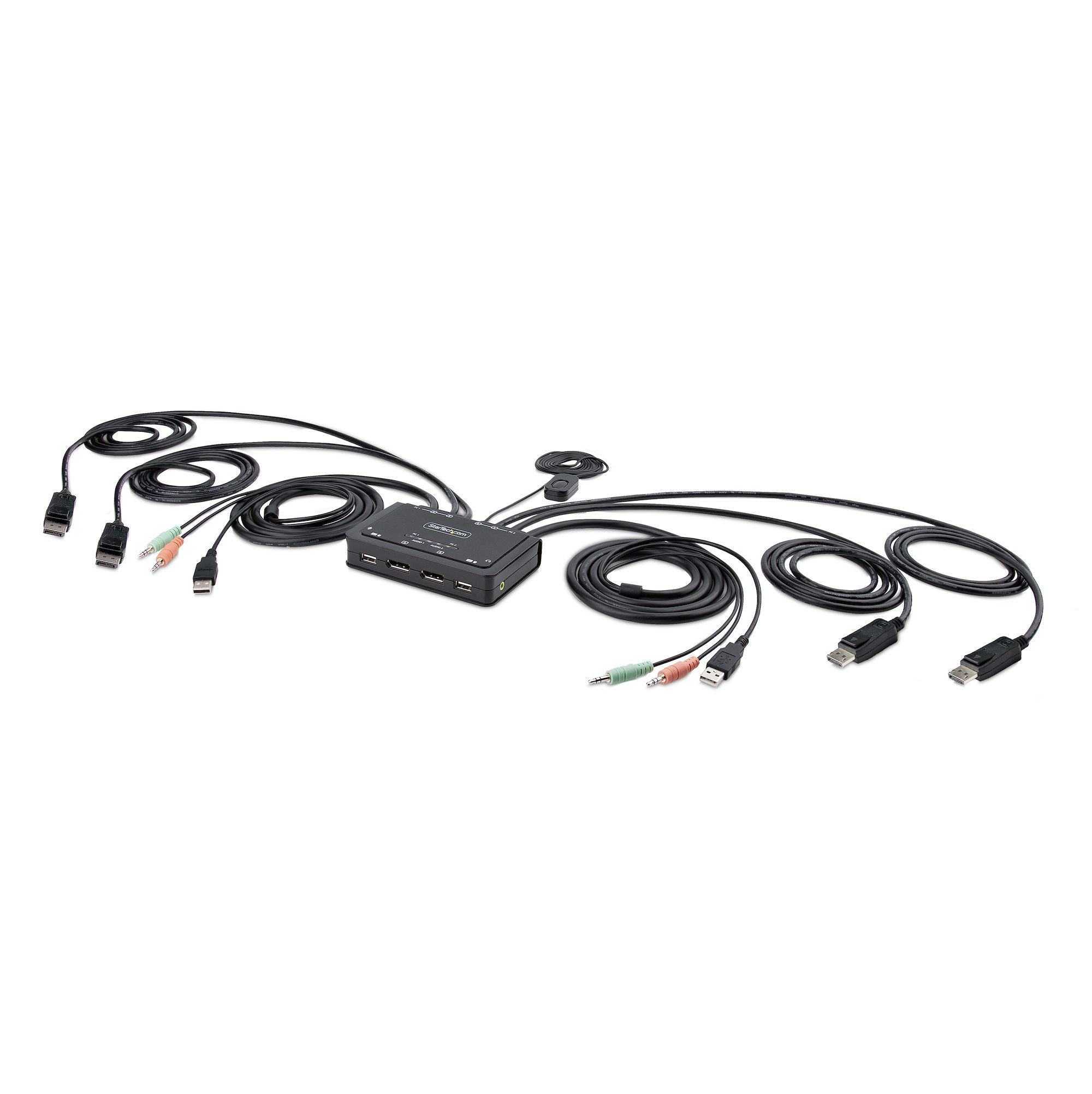 StarTech.com C2-DD46-UA2-CBL-KVM commutateur écran, clavier et souris Noir StarTech.com C2-DD46-UA2-CBL-KVM commutateur écran, clavier et souris Noir