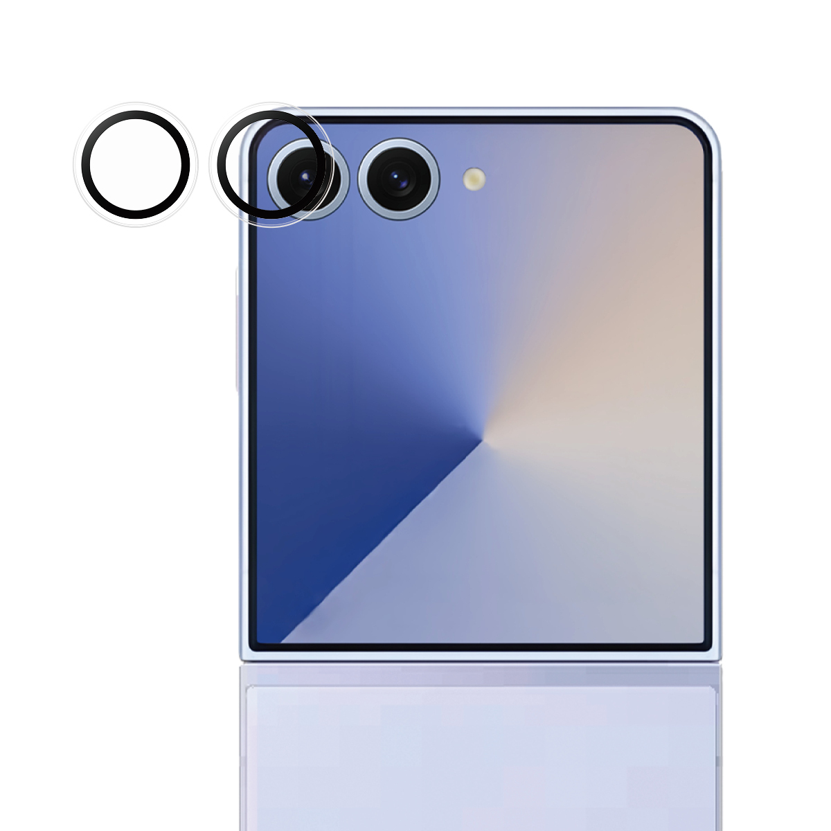 PanzerGlass ® Hoops® Camera Lens Protector Transparent Samsung Galaxy Z Flip7 Protection d'écran transparent 1 pièce(s)