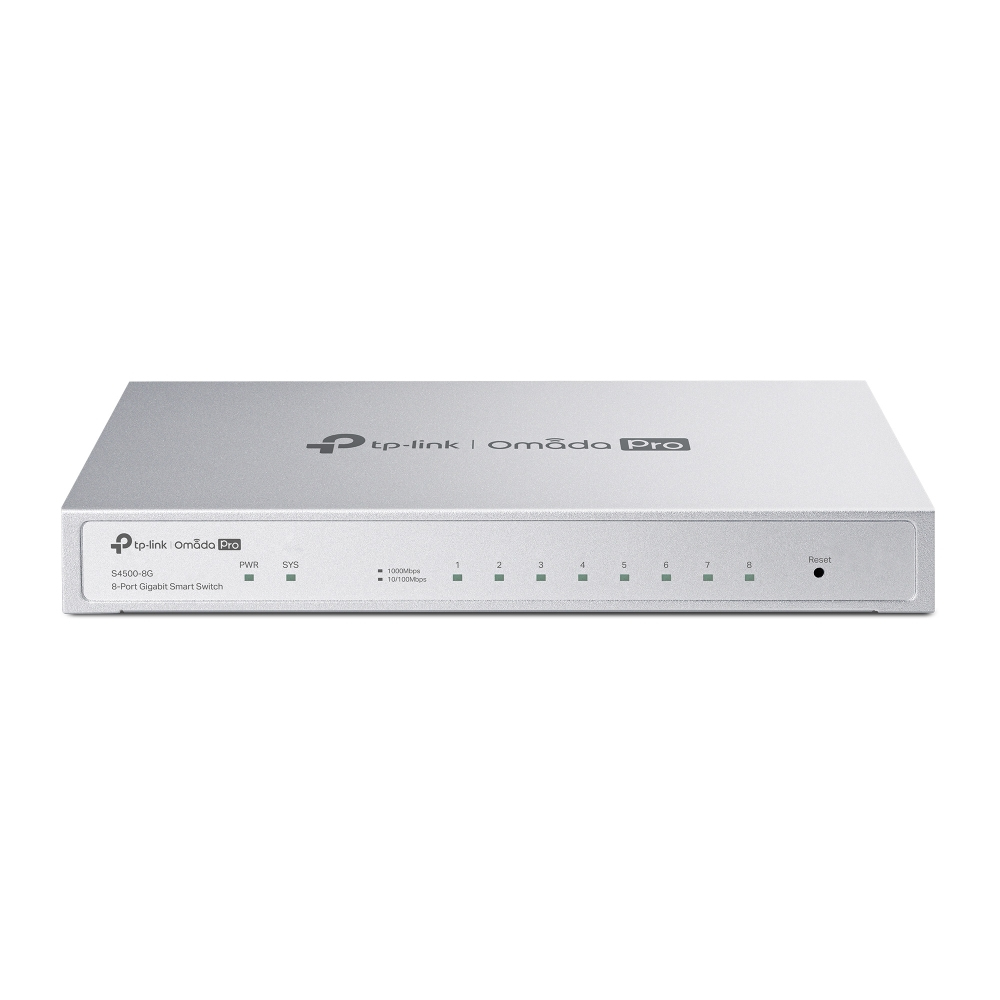 TP-Link Omada Pro S4500-8G commutateur réseau Géré L2/L2+ Gris TP-Link Omada Pro S4500-8G commutateur réseau Géré L2/L2+ Gris