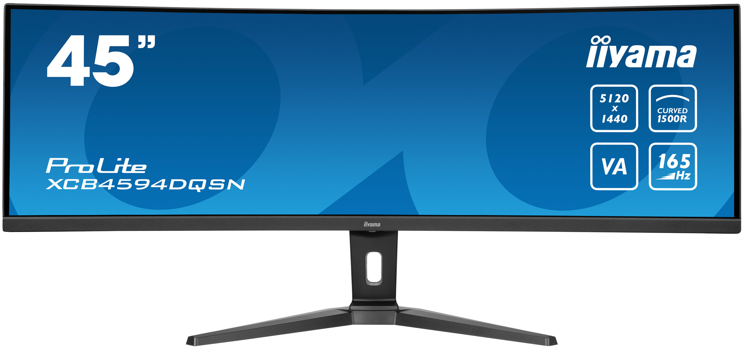 iiyama G-MASTER 45"LCD Curved Bus. UWQHD écran plat de PC 114,3 cm (45") 5120 x 1440 pixels Dual QHD LED Noir iiyama G-MASTER 45"LCD Curved Bus. UWQHD écran plat de PC 114,3 cm (45") 5120 x 1440 pixels Dual QHD LED Noir
