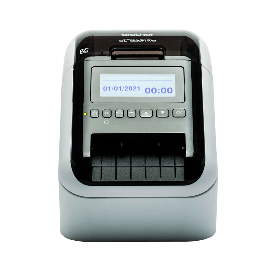 Brother QL-820NWBcVM imprimante pour étiquettes Thermique directe 300 x 600 DPI 176 mm/sec Avec fil &sans fil Ethernet/LAN DK Wifi Bluetooth Brother QL-820NWBcVM imprimante pour étiquettes Thermique directe 300 x 600 DPI 176 mm/sec Avec fil &sans fil Ethernet/LAN DK Wifi Bluetooth