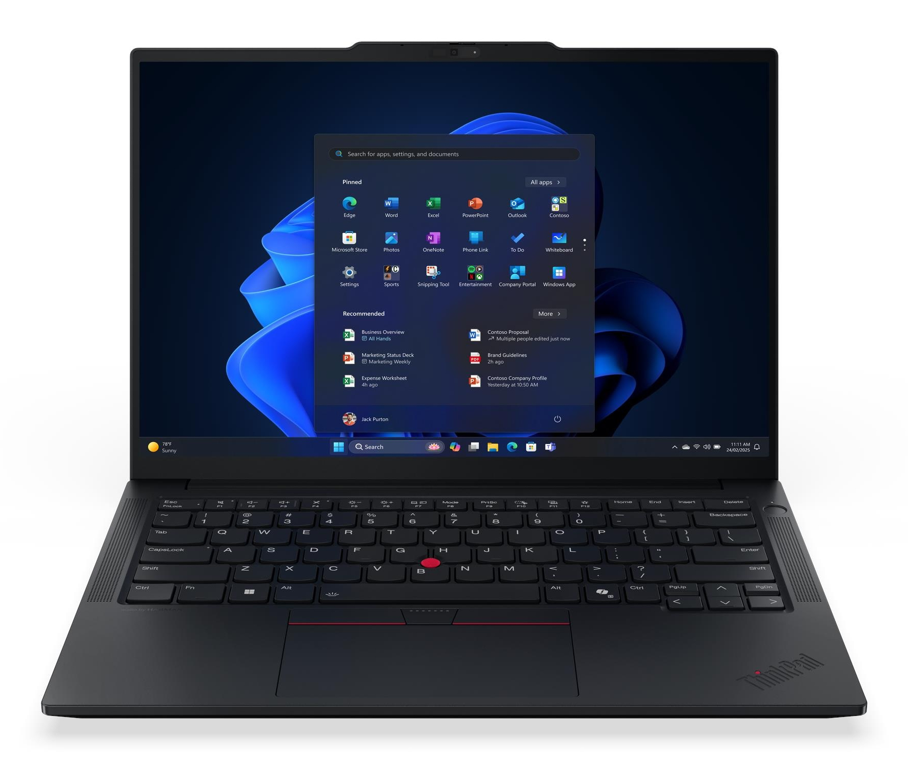 Lenovo ThinkPad 21SX002KMB laptop Intel Core Ultra 7 255H Ordinateur portable 35,6 cm (14") WUXGA 16 Go DDR5-SDRAM 512 Go SSD Wi-Fi 6E (802.11ax) Windows 11 Pro Belge Noir